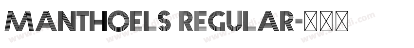 Manthoels Regular字体转换
